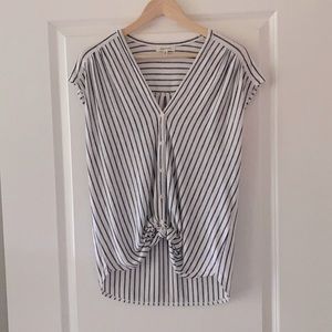 Max Studio- Striped Blouse.